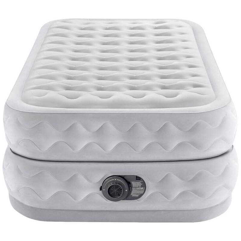 Intex Luftbett Supreme Air-Flow 191x99x51cm Elektropumpe Weiß 136kg Tragkraft - 6941057423005