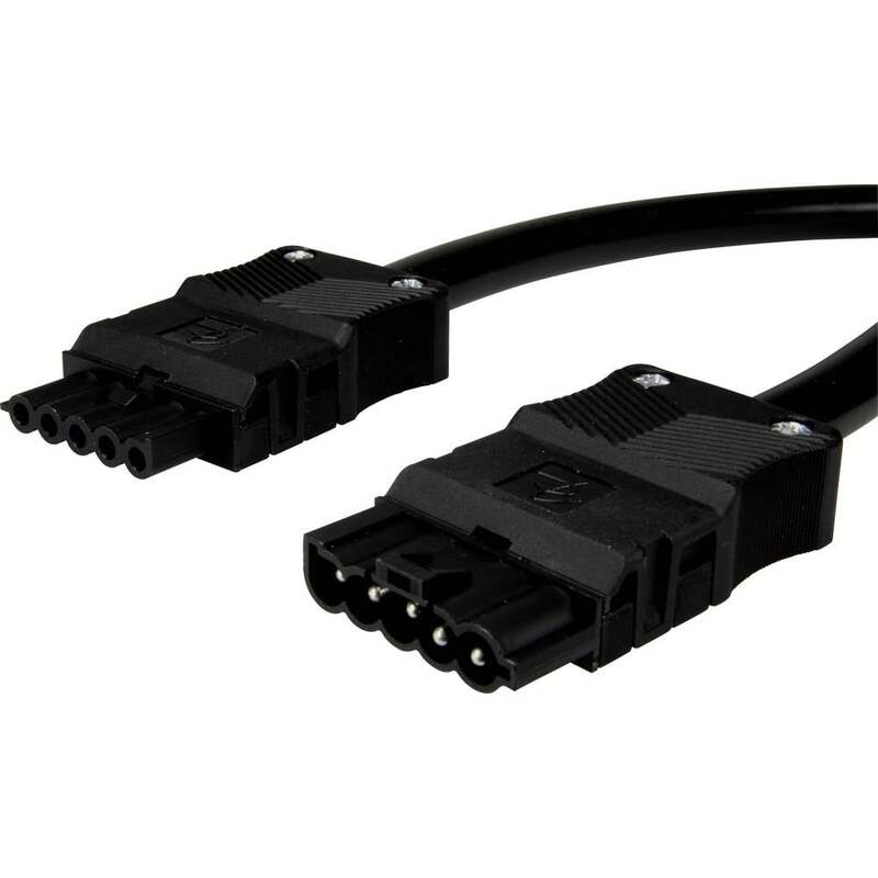 Adels-Contact 14876530 Netz-Anschlusskabel Netz-Stecker Netz-Buchse Stecker - 4028012134397