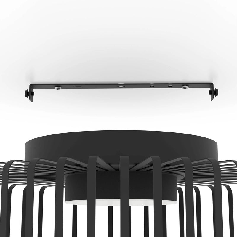 EGLO connect LED-Deckenleuchte Ginestrone-Z schwarz 22W dimmbar RGB 2450lm - 9008606270491