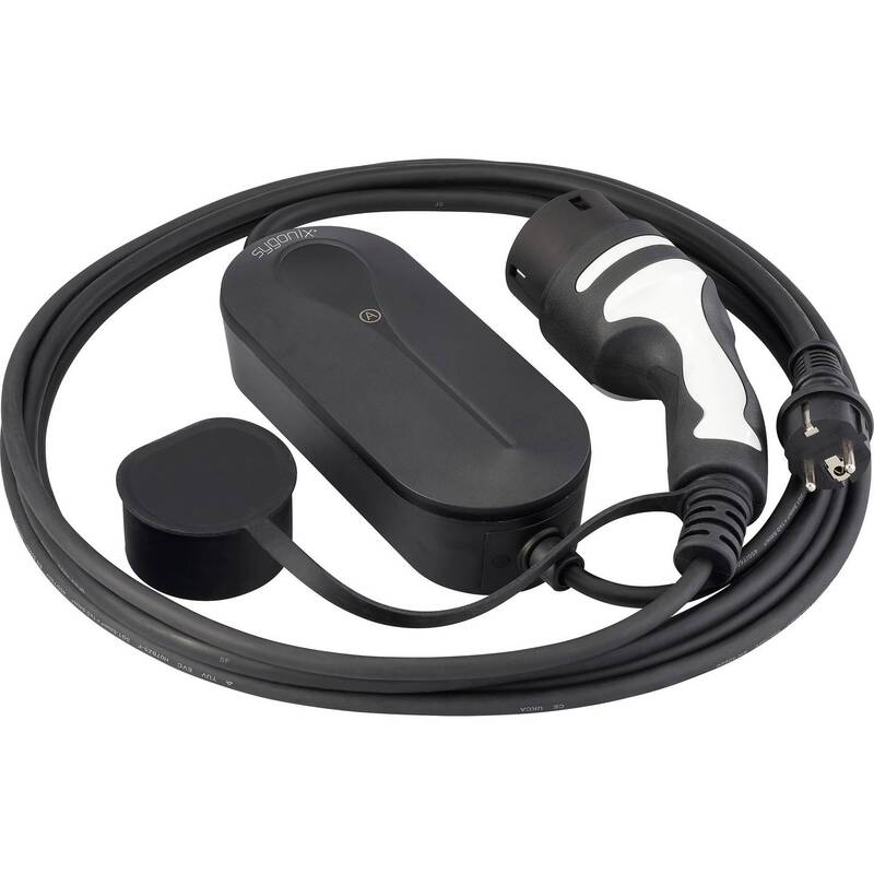 Sygonix Mobile Ladestation Typ 2 10A 2,3kW IP66 Elektrofahrzeug Ladegerät Kabel - 4064161504650
