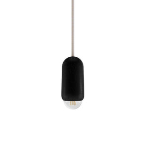 B-Ware Hartô Pendelleuchte Luce Hängeleuchte Eiche schwarz klein Designlampe Lampe S139