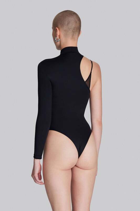 IAMNOTBASIC Spirea Bodysuit Einteiler Body Schwarz Größe XS Damenmode Fashion - 8682521049632
