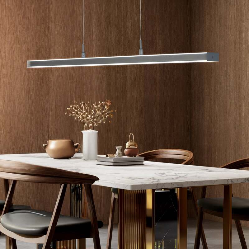 FISCHER & HONSEL Hängelampe Valeno LED Pendelleuchte dimmbar grau 115cm CCT - 4003694611770