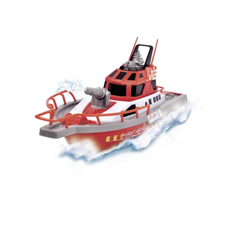 Dickie Toys RC Fire Boat RC Einsteiger Motorboot 384mm mit Wasserkanone - 4006333074714