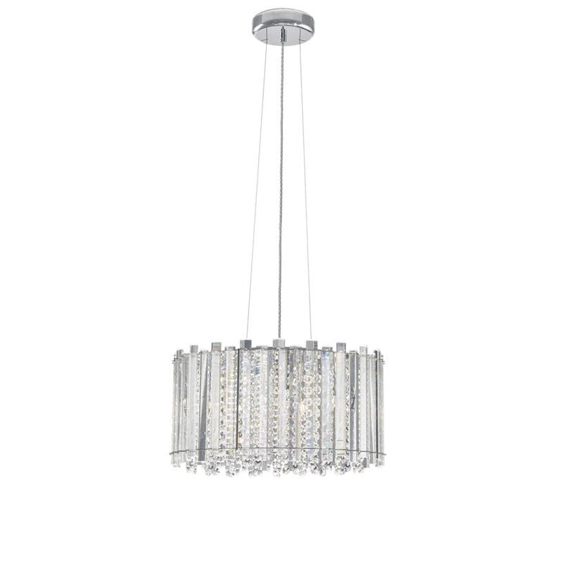 NOVA LUCE Pendelleuchte Hängelampe ELEMENT Chrom Kristall G9 LED SIEHE TEXT/FOTO - 5212017425577