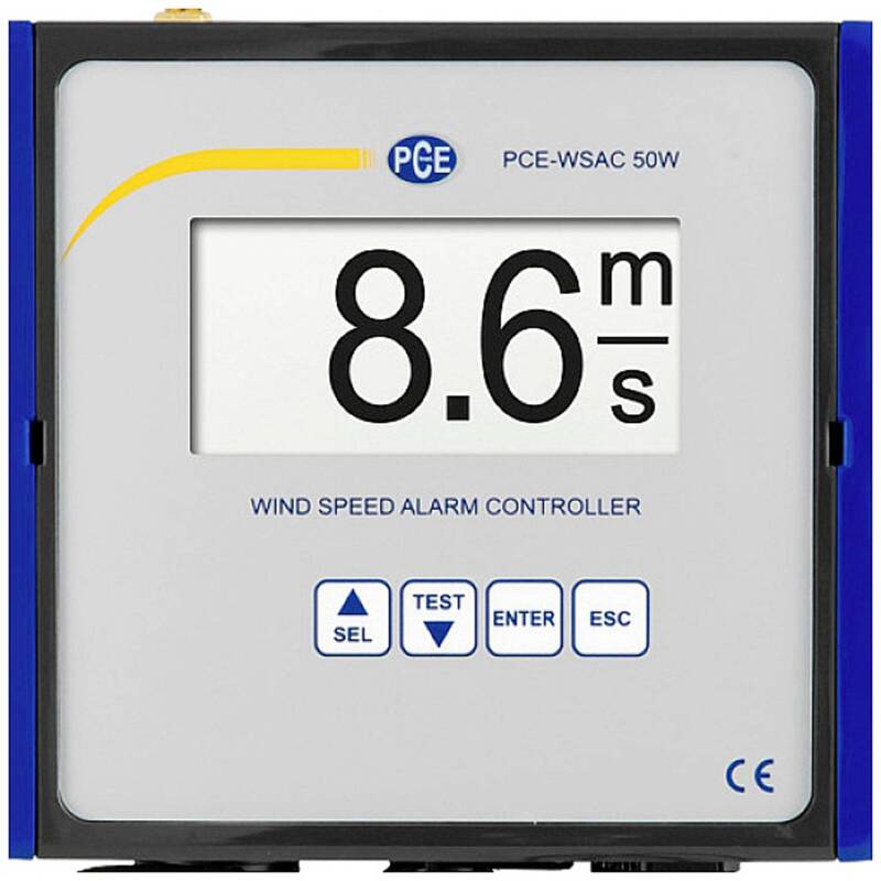 PCE Instruments Anemometer PCE-WSAC 50W Funkübertragung Windsensor 4-180 km/h - 4250348718884