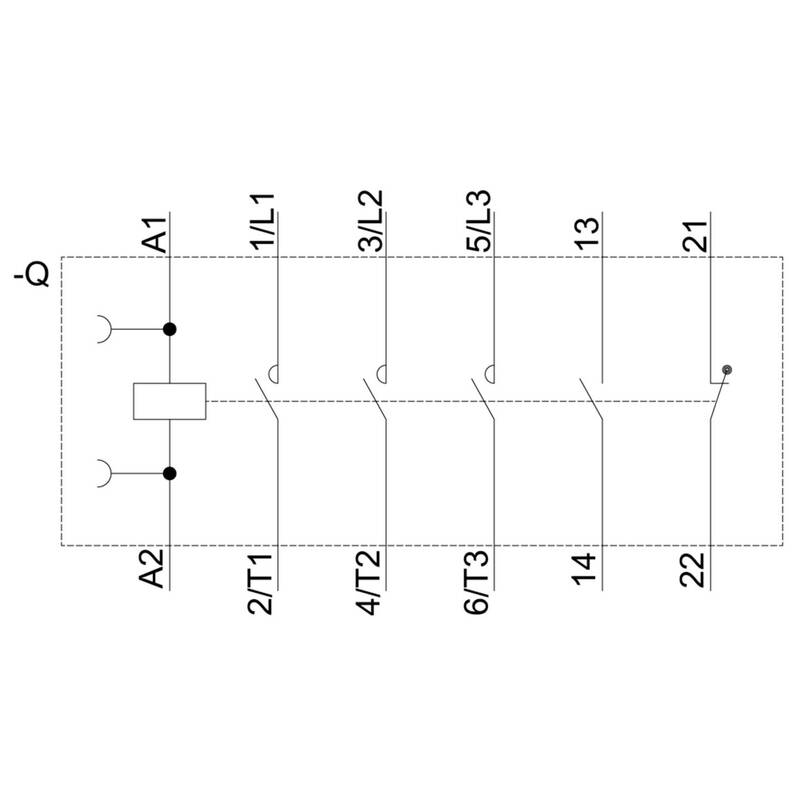 Siemens Leistungsschütz Schütz 3RT2026-1AV00 3polig 11kW 690V Schraubanschluss - 4011209839526