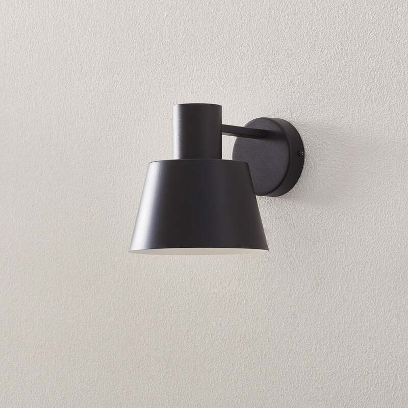Euluna Wandleuchte Dunka Wandleuchte Lampe Leuchte Metall einflammig E27 schwarz - 5902846816591