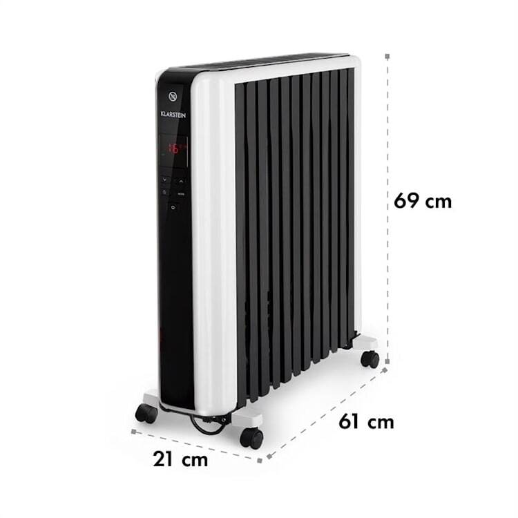 Klarstein Thermaxx 2500 Ölradiator Elektroheizung Mobile Heizung DEFEKTWARE - 4060618104572