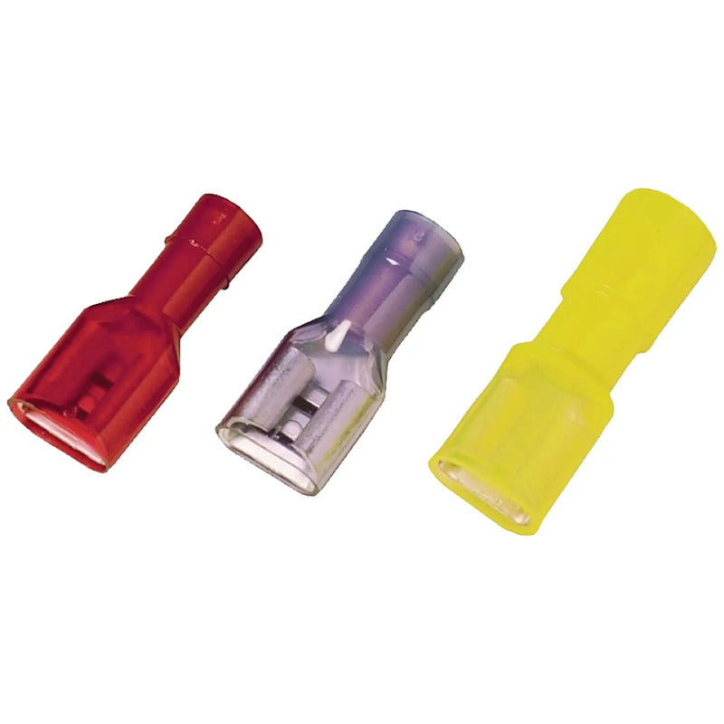 Weidmüller Flachsteckhülse Kabelschuh VFSKHV 6.3x0.8mm vollisoliert gelb 100 - 4050118301946
