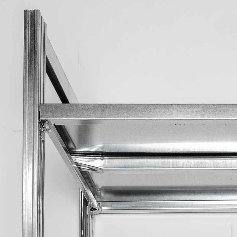 Fachbodenregal FBX 4000 2250x1029x400mm 5 Ebenen 175kg Fachlast  2er Set - 4047385850086