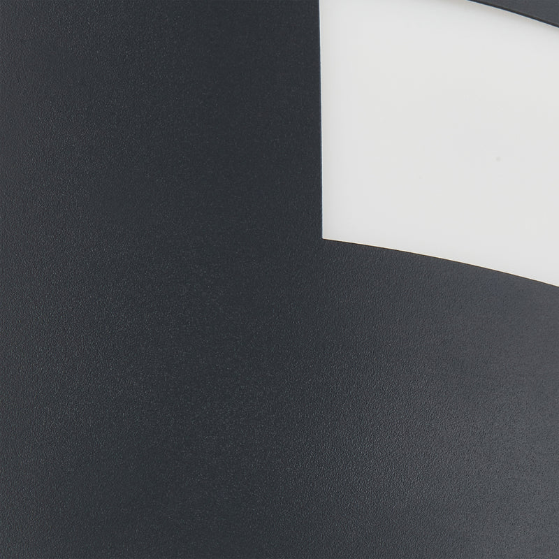 Lindby Außenwandleuchte Vimal LED Gartenlampe mit Sensor dimmbar schwarz 26cm - 4251911764697
