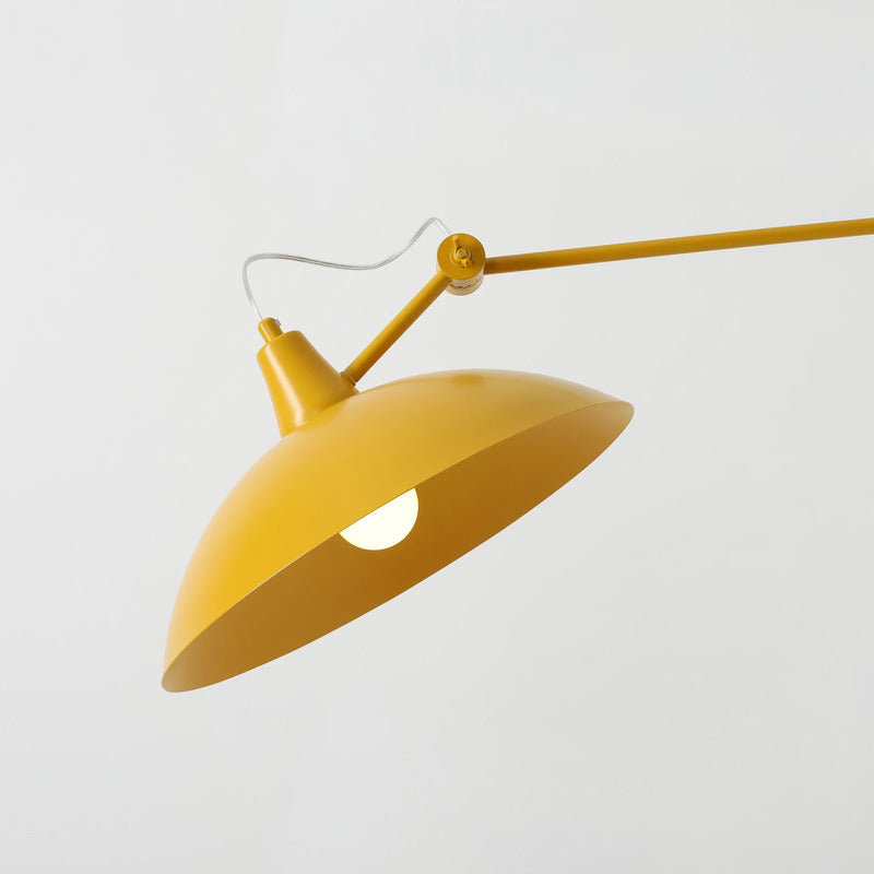 Hängeleuchte Melos LED Pendelleuchte dimmbar Metall gelb 95cm Höhe Ø36cm - 5904798662400