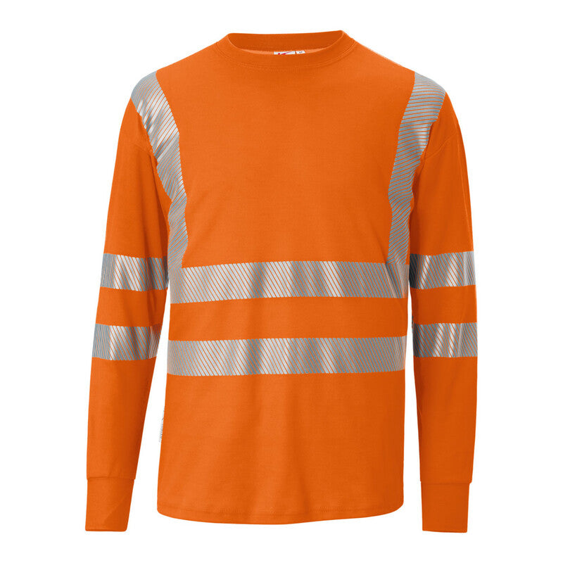 Kübler Longsleeve Shirt Pullover REFLECTIQ PSA 2 Form 5045 warnorange Größe XL - 4053813409078