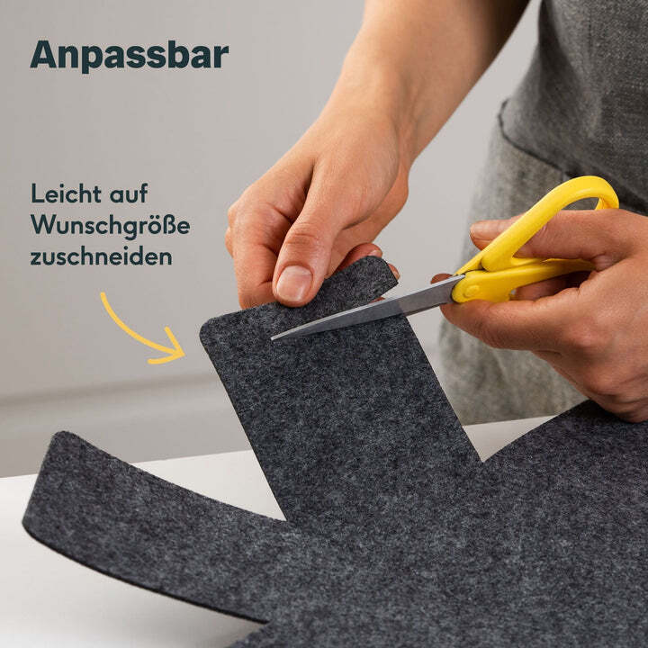 SILBERTHAL Pfannenschoner Topfunterlage Filz Pfannenschutz 35cm Pfanne 6 STÜCK - 4260470463989