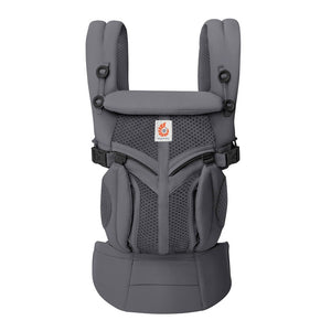 B-Ware Ergobaby Babytrage Omni Classic Mesh grau Unterstützung Anhock-Spreiz-Haltung