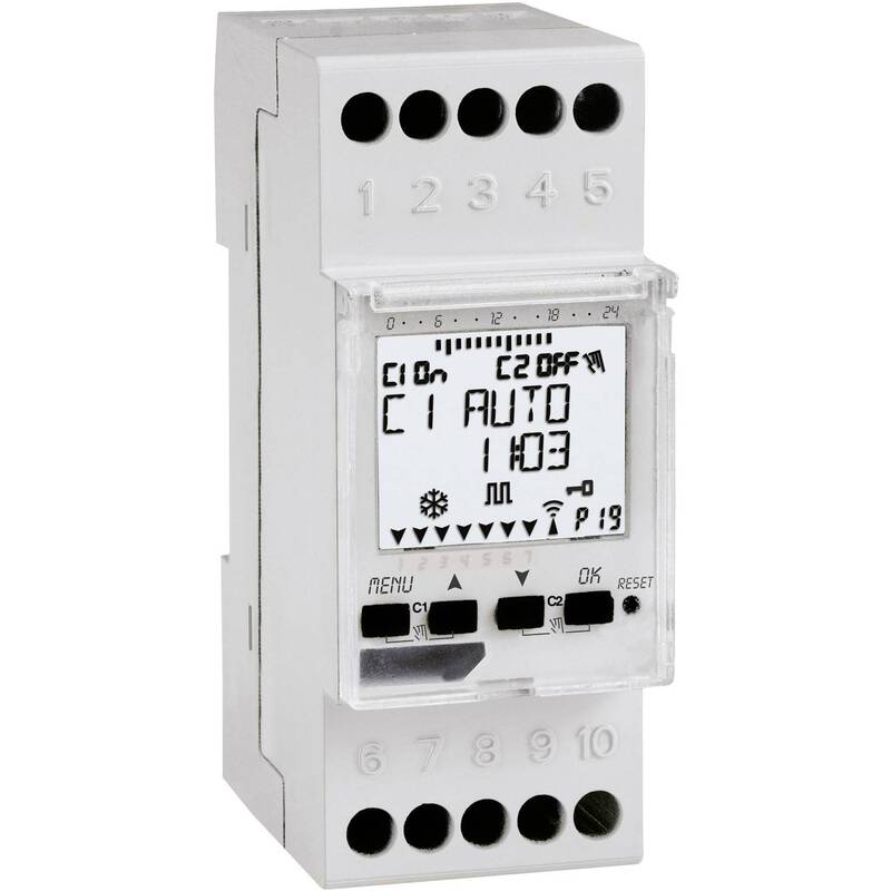 Wallair Zeitschaltuhr Timer Digital Jahresprogramm Wochenprogramm 230 V - 8019108031238