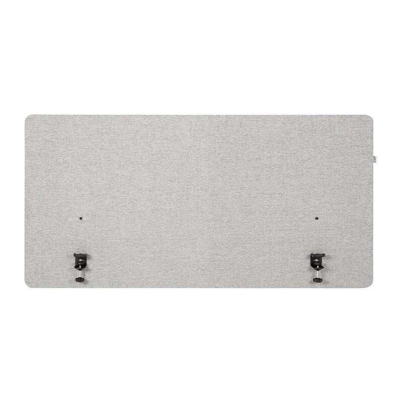 hjh OFFICE Akustik Tischtrennwand FLEXMIUT Trennwand D 120 cm hellgrau - 4064323001959