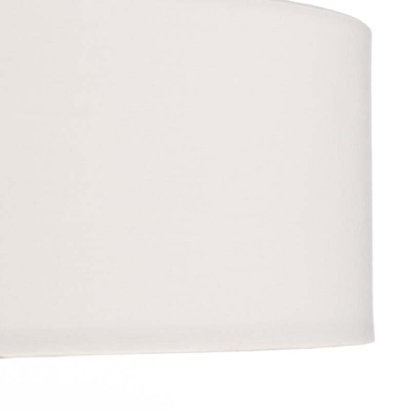 Lindby Hängeleuchte Sebatin Ø 50 cm creme Stoff E27 3-fach - 4251096502985