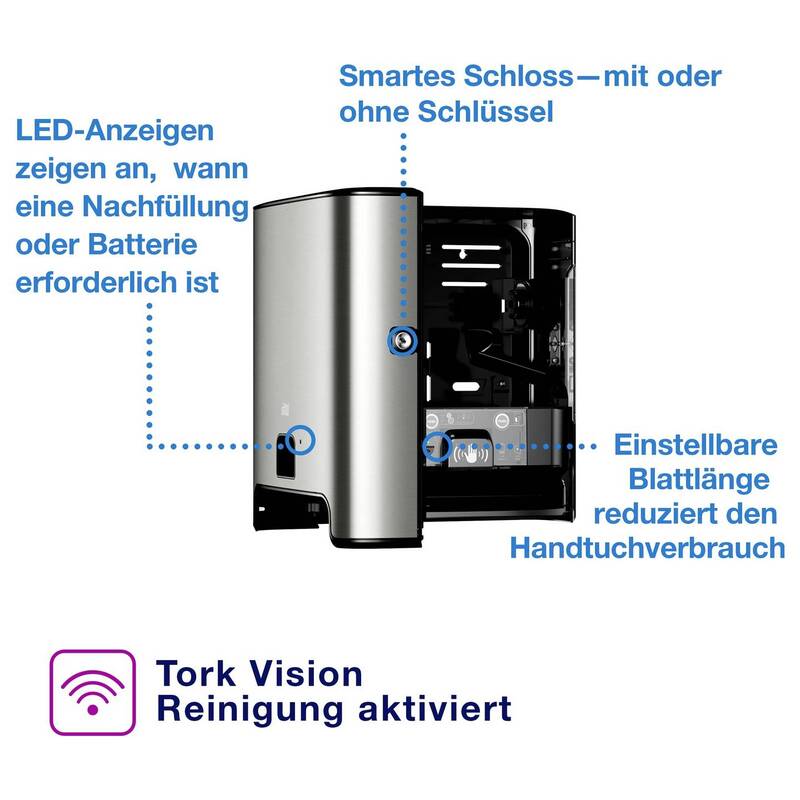 Tork Matic H1 Sensorspender Rollenhandtuch Handtuchspender Papierrollenspender - 7322540781984