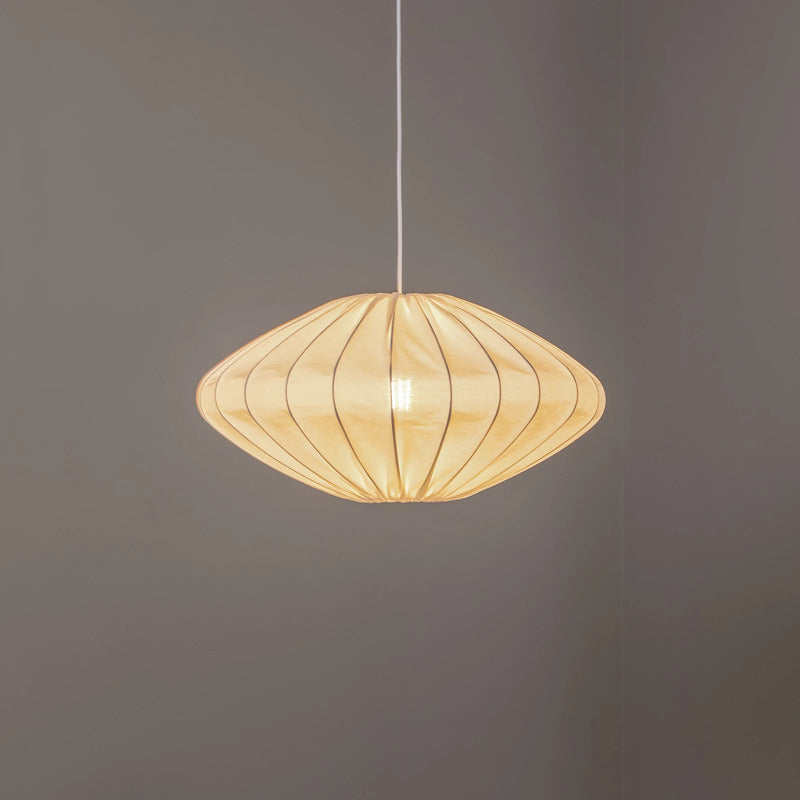 Envostar Orlanda Hängelampe Baumwolle weiß Ellipse Deckenlampe Lampe Leuchte830 - 4251911782509