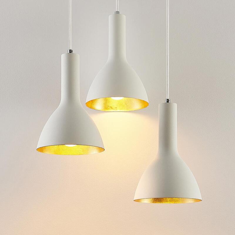 Arcchio Cosmina Hängeleuchte Hängeleuchte Lampe Leuchte Deckenlampe 3-fl rund we - 4251096577945
