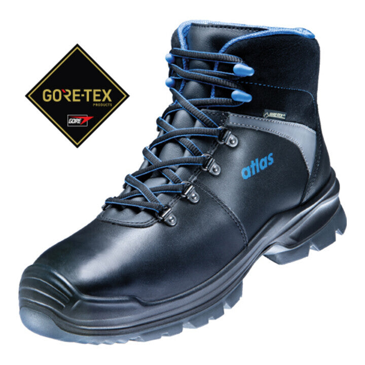 Atlas Sicherheitsschuhe Arbeitsschuhe GTX 785 Gore-Tex S3 Größe 40 W10 Schwarz - 4043692408248