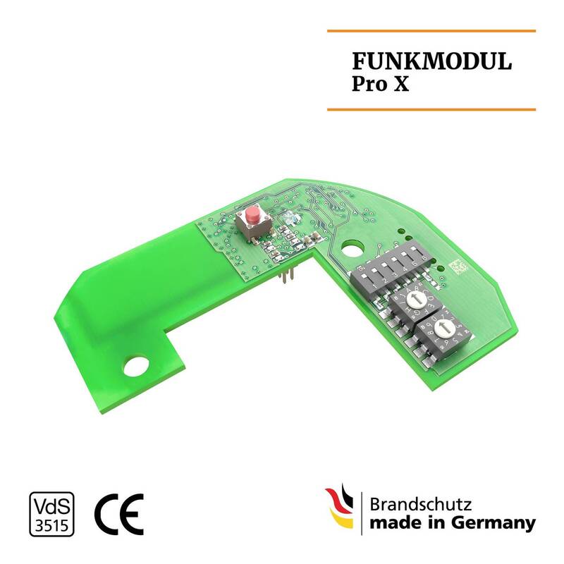 Hekatron Funk-Modul vernetzbar 60mm x 78mm für Rauchwarnmelder Genius Plus X - 4260432550047