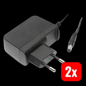2x B-Ware EDAC Power Electronics Steckernetzteil 12V 0,5A 6W Adapter für LED-Anwendungen