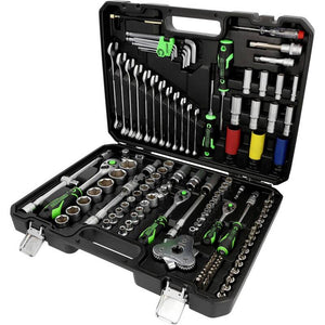 B-Ware KS Tools Steckschlüsselsatz Nusskasten Satz Chrom Vanadium Kunststoffkoffer