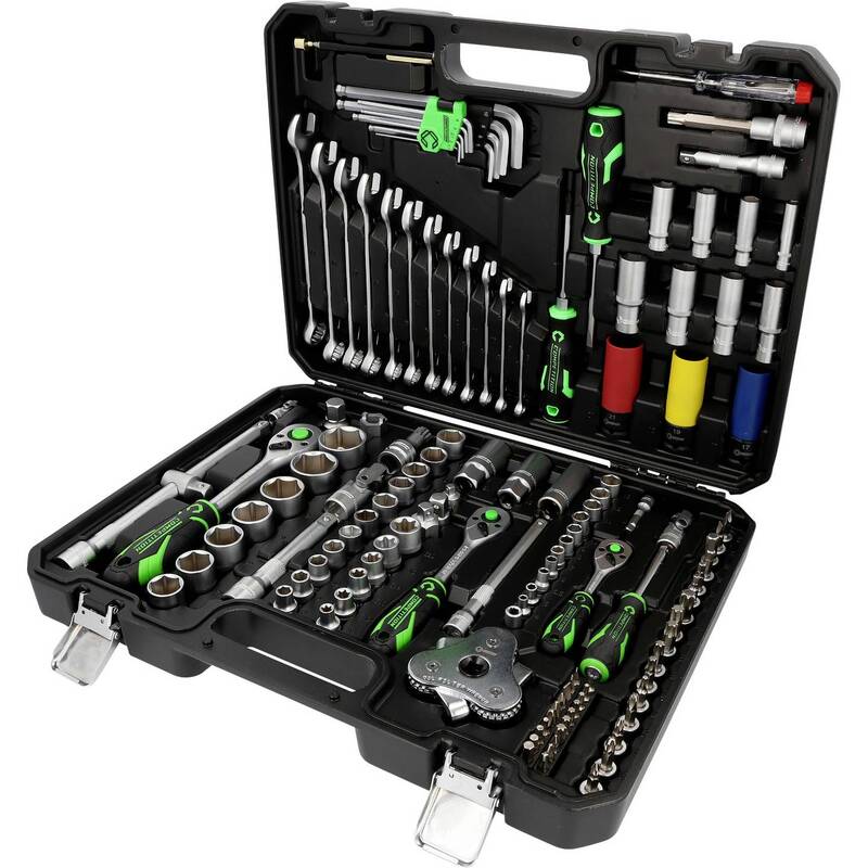 KS Tools Steckschlüsselsatz Nusskasten Satz Chrom Vanadium Kunststoffkoffer - 4042146962954