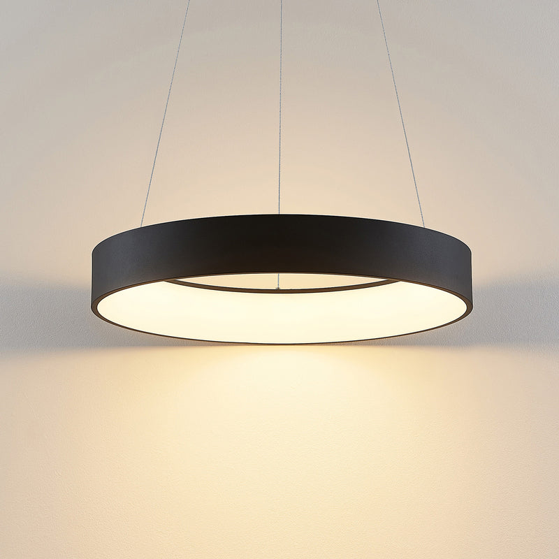 Arcchio Pendelleuchte Hängelampe LED Lampe Aleksi schwarz Eisen Kunststoff 60 cm - 4251911701975