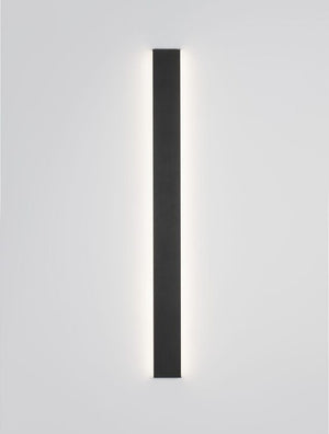 B-Ware Nova Luce Wandleuchte Wandlampe SELINE LED Schwarz Warmweiß Aluminium 90 cm 36 W