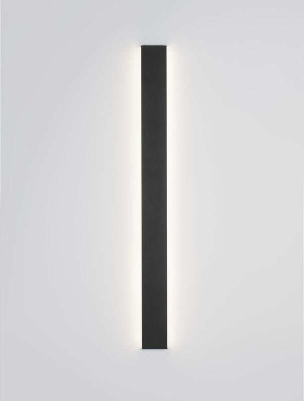 Nova Luce Wandleuchte Wandlampe SELINE LED Schwarz Warmweiß Aluminium 90 cm 36 W - 5212017431462