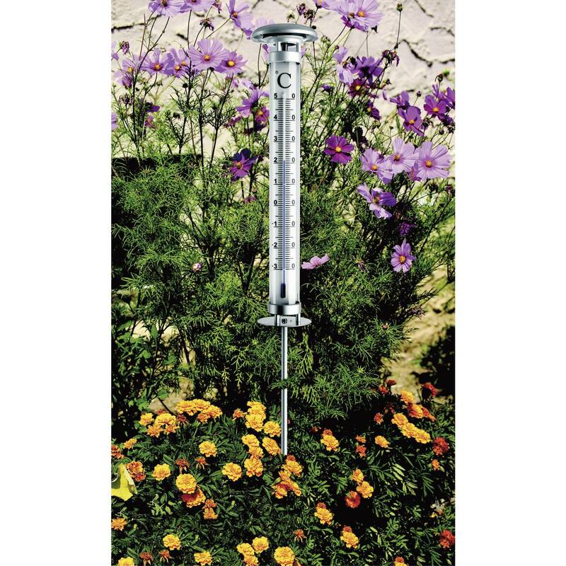 TFA Dostmann Solino Solar-Garten-Thermometer Außenthermometer Thermometer Solar - 4009816017369