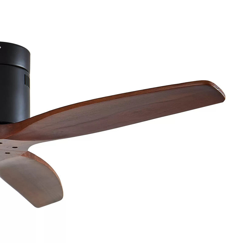 Lucande Deckenventilator Vindur schwarz Holz DC leise Ventilator Lampe Leuchte - 4251911779844