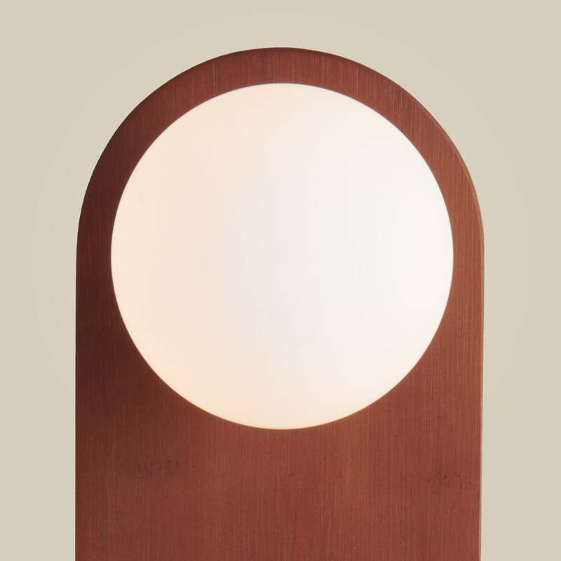 GOOD & MOJO Wandlampe Java LED Lampe Leuchte Wandleuchte dimmbar braun 75x20cm - 8716248100014