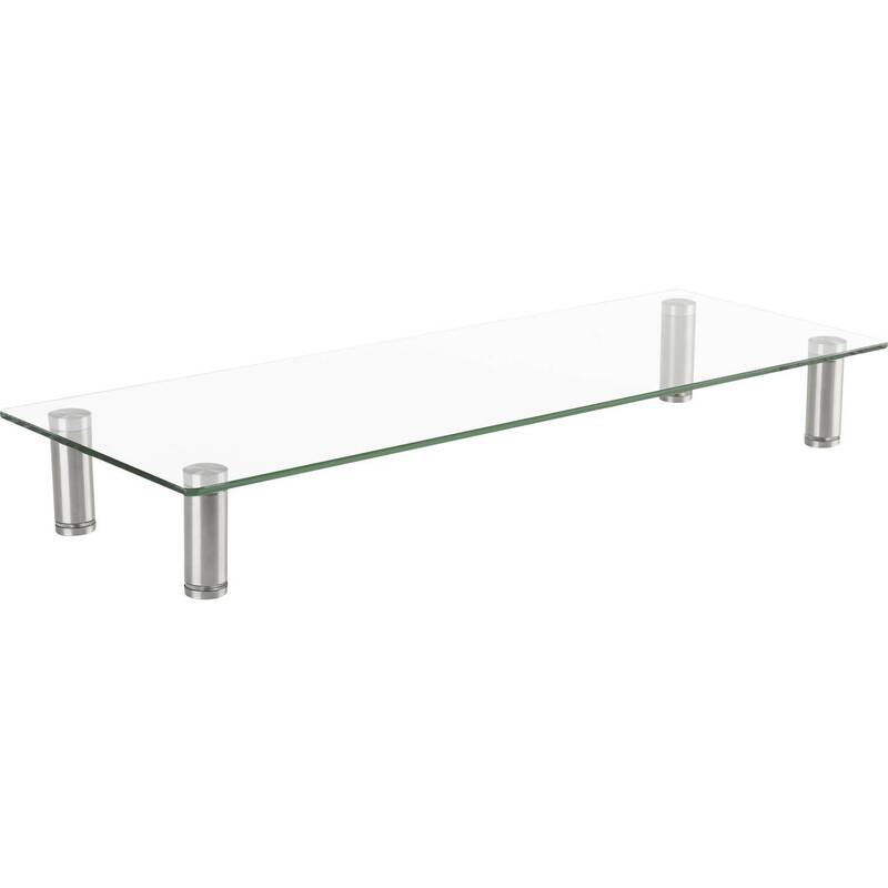 SpeaKa Professional Monitor-Erhöhung höhenverstellbar transparent 75-90mm 20kg - 4064161041346