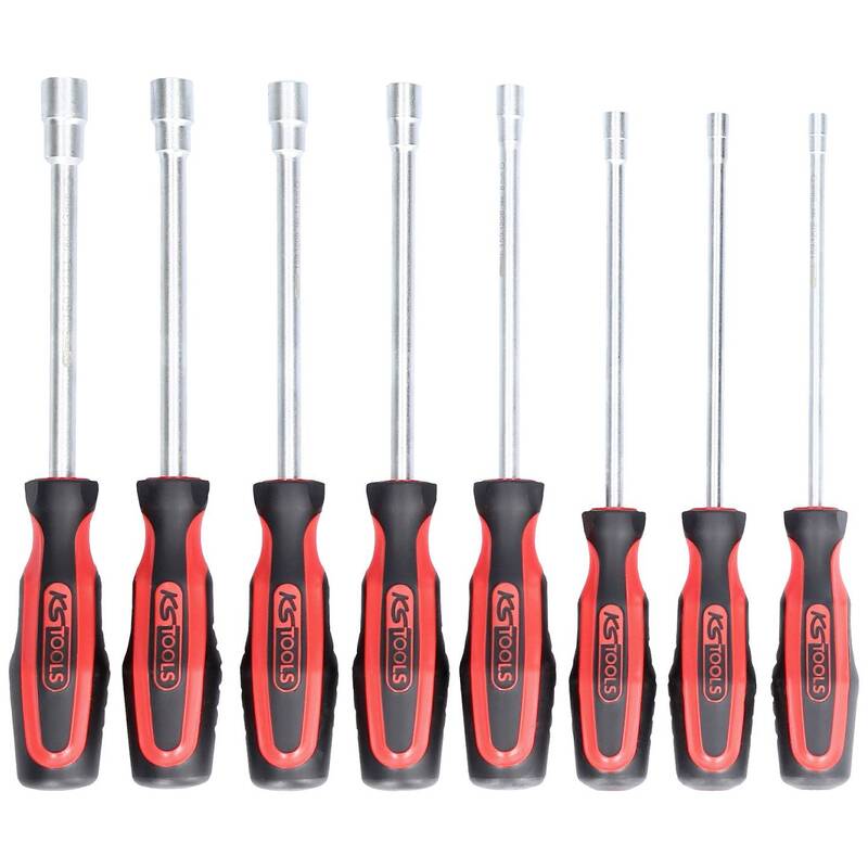 KS Tools Schraubendreher Set Werkzeug Set Chrom Vanadium ergonomisch 8 Teile - 4042146214695
