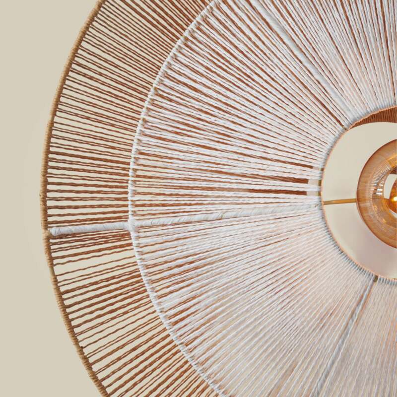 Good & Mojo Hängelampe Hängeleuchte Lumbini LED Pendelleuchte Lampe natur Ø50cm - 8716248101097