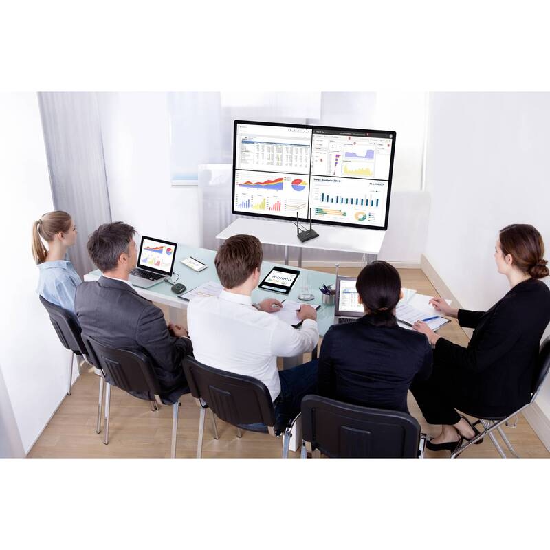 SpeaKa Professional SP-VShare Drahtloses 4K UHD 4fach Multi SIEHE TEXT/FOTO - 4064161161389