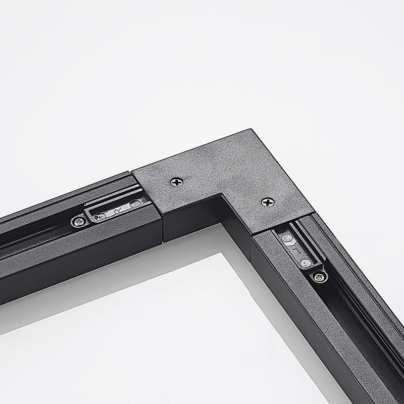 Lindby Eckverbinder Linaro schwarz 1-Phasen-System 6,5x6,5 cm Kunststoff - 4251911701265