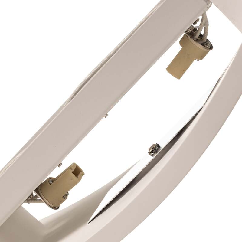 Lindby Wandleuchte Naike LED Wandlampe Gips dimmbar weiß 35x15cm IP20 2-flammig - 4251096524338