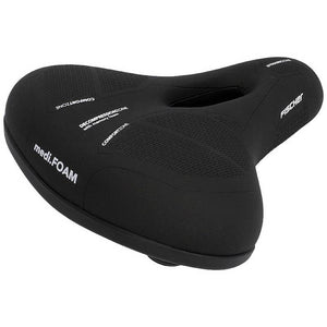 B-Ware Fischer Fahrrad Sattel R.E.Med Memory Foam Trekking Sattel schwarz ergonomisch