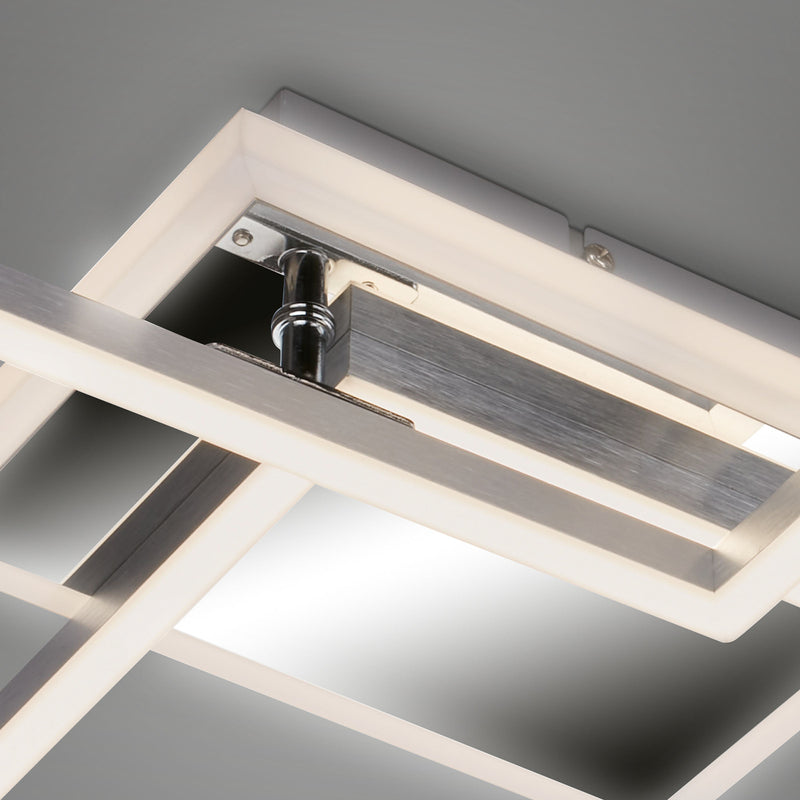 Briloner LED-Deckenlampe Frame Deckenlampe Deckenlicht 2-flammig LED aluminium - 4002707402909