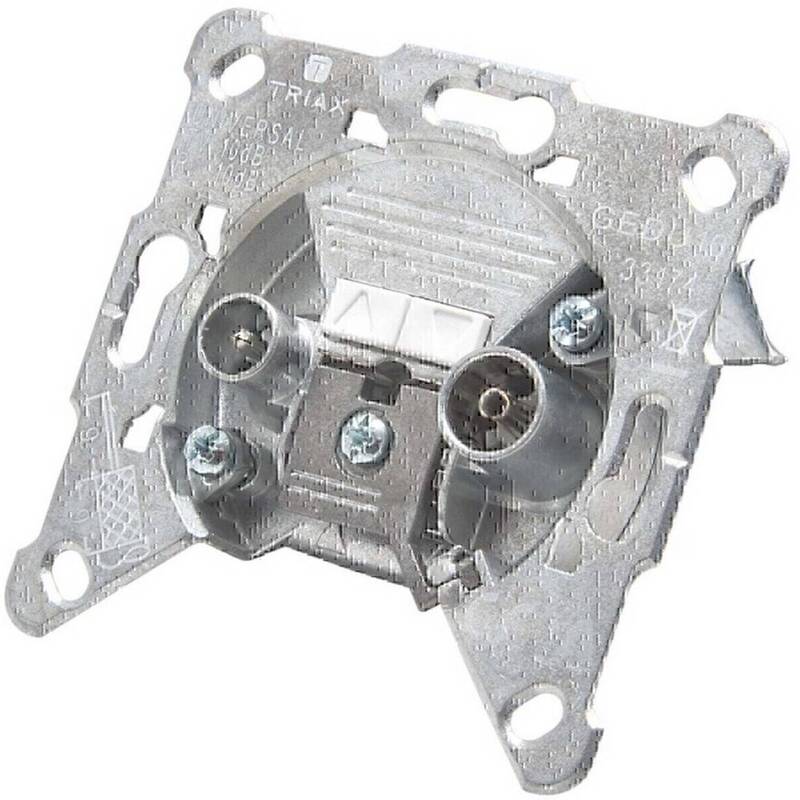 Triax Antennensteckdose GEDU 10 Steckdose Durchgangsdose SAT Unterputz 10 STÜCK - 5061038080193