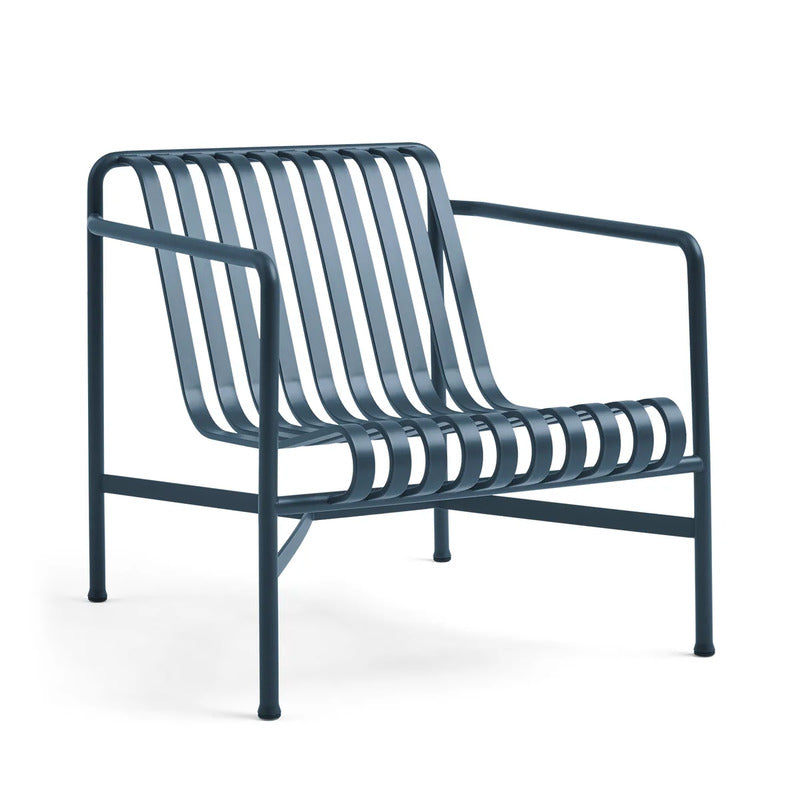 HAY Lounge Sessel Stuhl Palissade Chair Low Gartenstuhl Dunkelblau Outdoor - 4251384260108