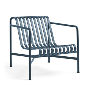B-Ware HAY Lounge Sessel Stuhl Palissade Chair Low Gartenstuhl Dunkelblau Outdoor