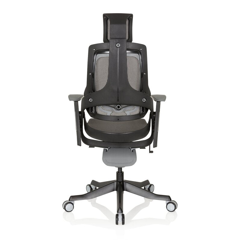 hjh OFFICE Bürostuhl SPEKTRE BLACK Netzstoff Armlehnen höhenverstellbar grau - 4251084667948