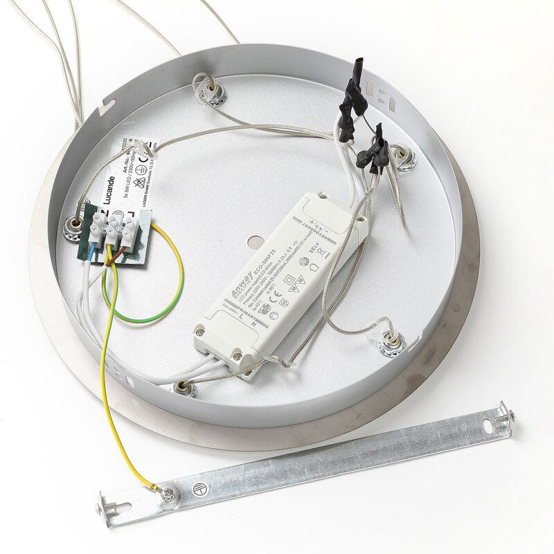 Lucande Pendelleuchte Hängelampe LED Glas Chrom Wohnbereich Tischbeleuchtung - 4251096562460